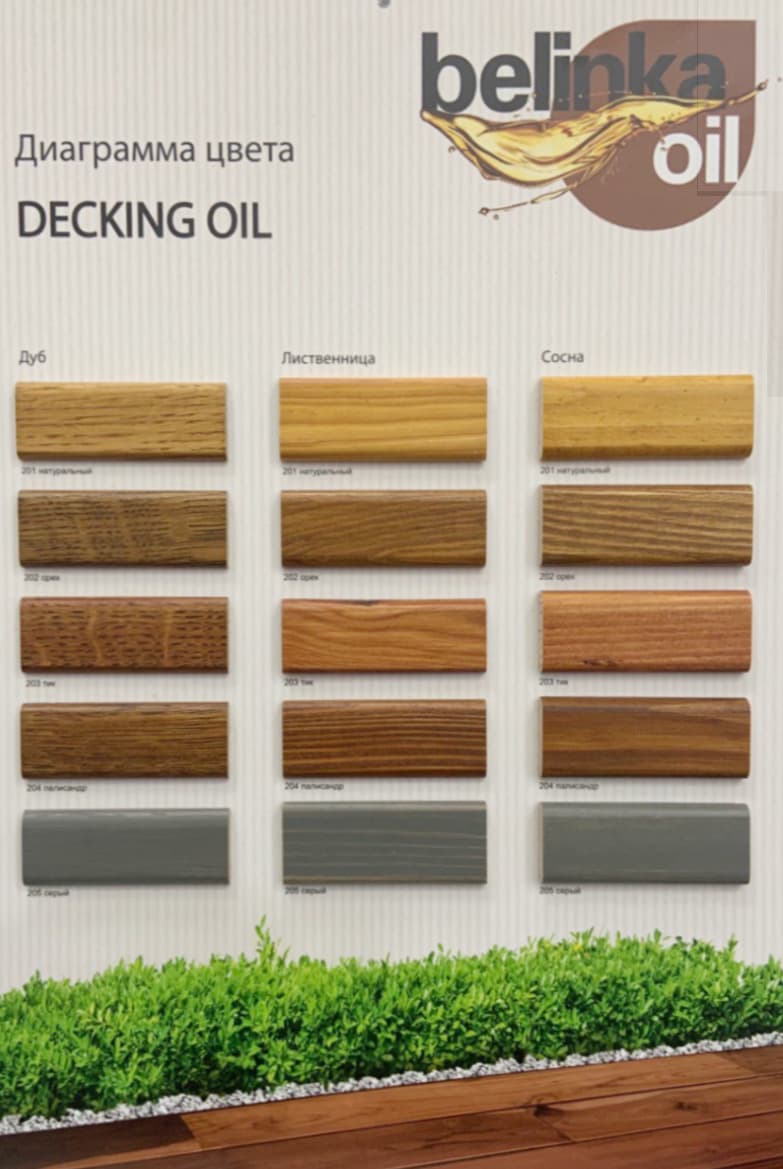Belinka (БЕЛИНКА) Масло Oil Decking для наружных работ №202 Орех 0,75л. 2