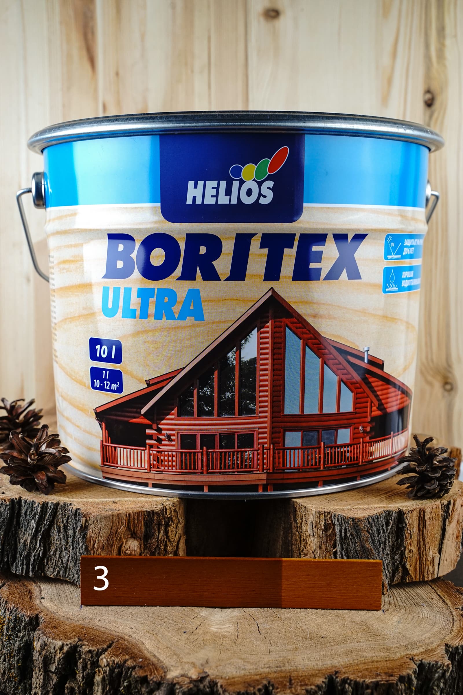 Helios Boritex Ultra 10 л. № 3 Тик