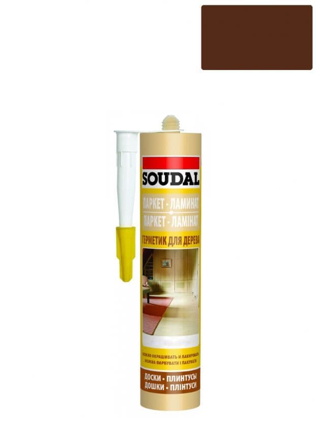 Герметик акриловый паркетный Soudal мербау 280 мл.