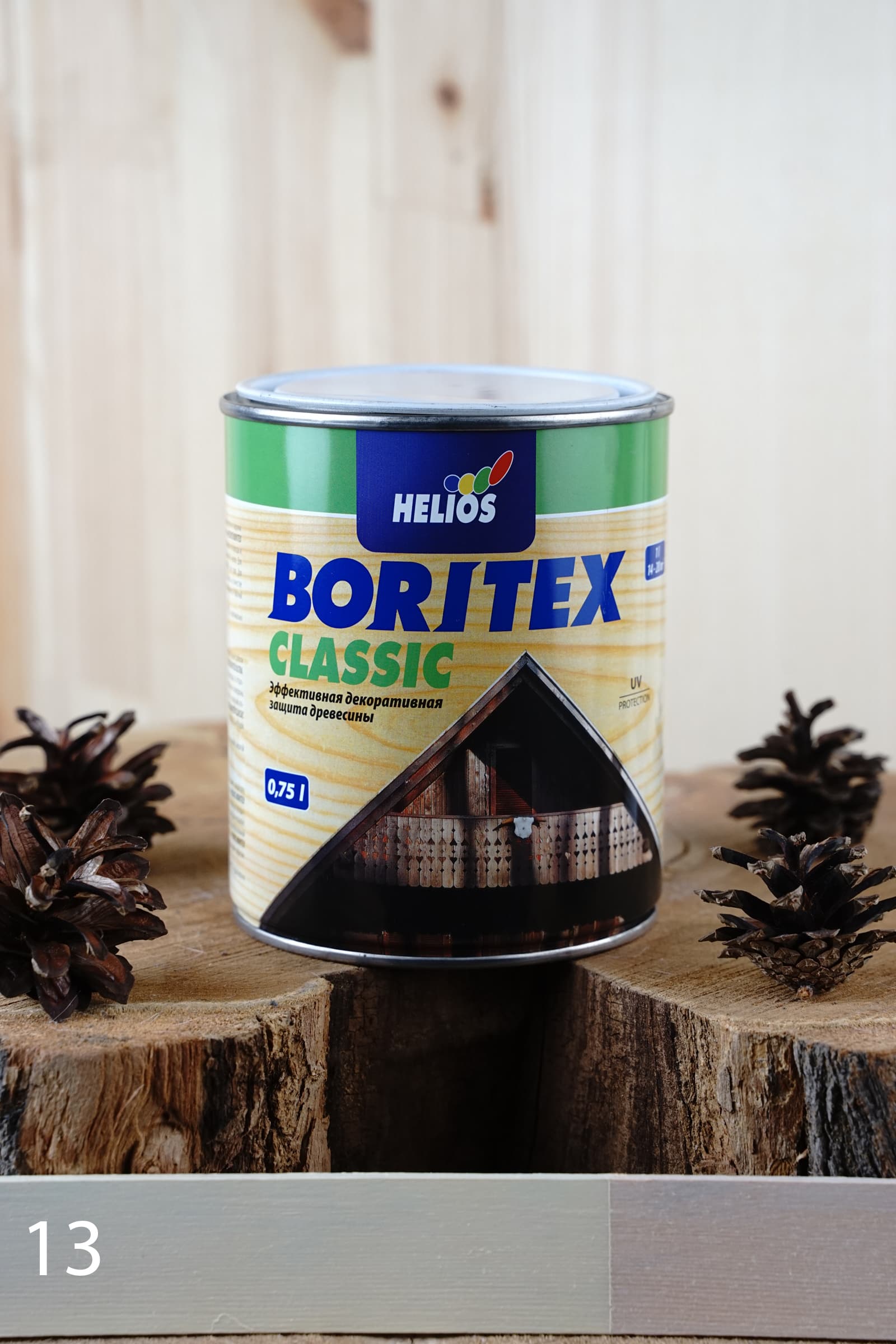 Helios Boritex Classic 0,75 л №13 Белая
