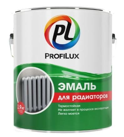 Эмаль для радиаторов Profilux полуматовая 1,9 кг.