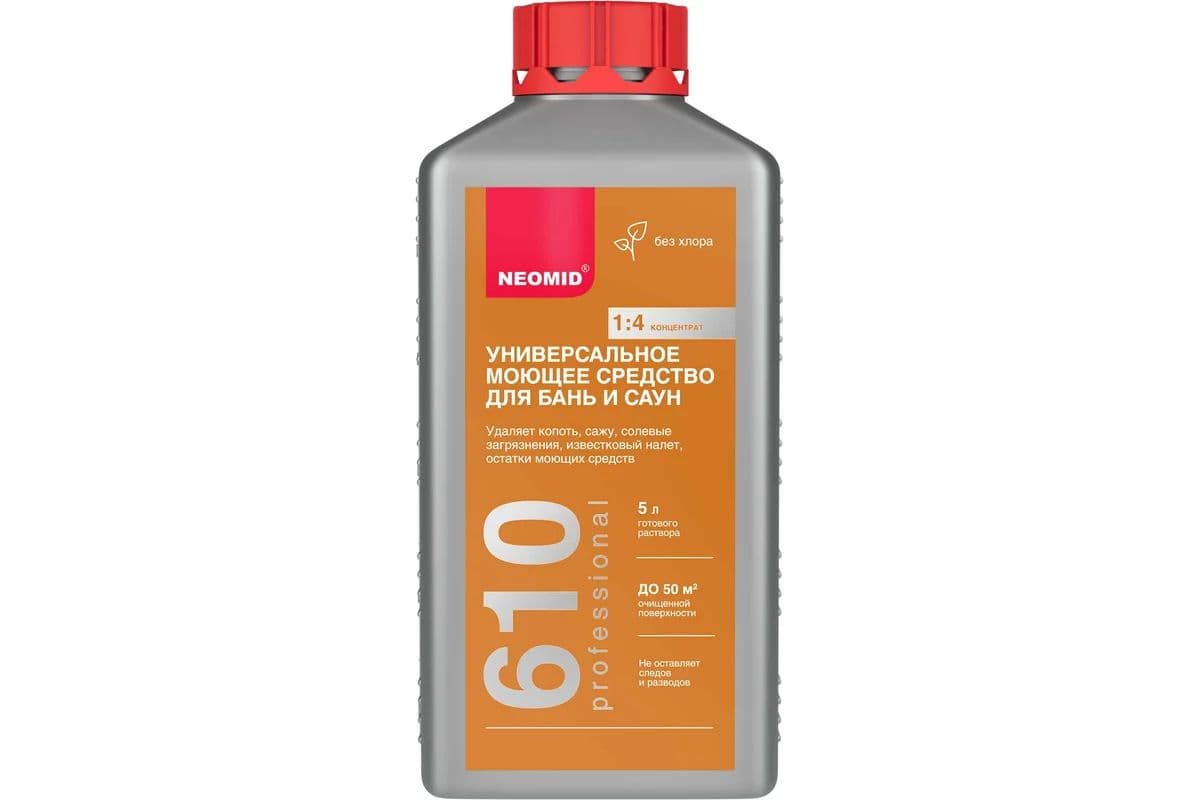 NEOMID 610 средство моющее для бань и саун Неомид (1л) 1