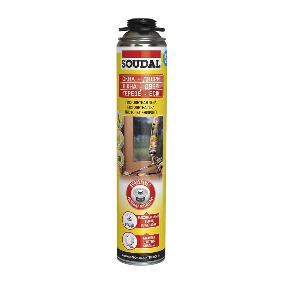 Пена профеcсиональная Soudal Yellow 750 мл.