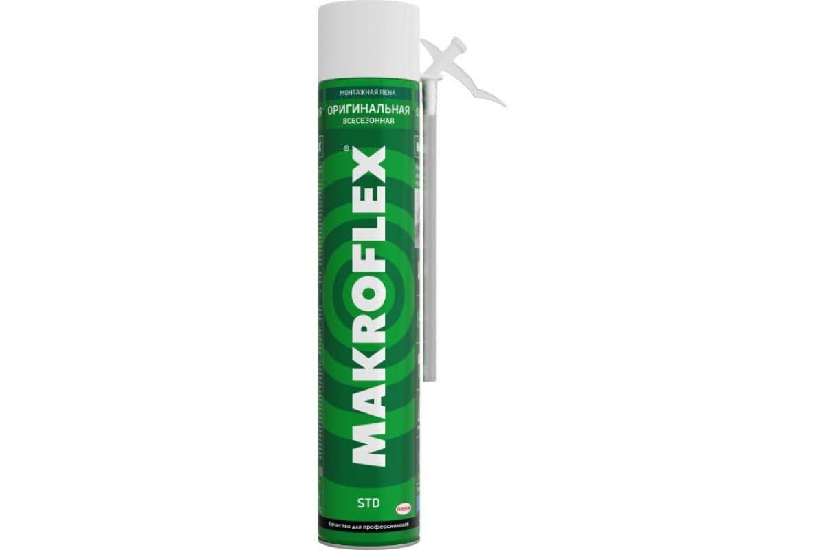 МАКРОФЛЕКС SHAKETEC Стандарт пена монтажная (0,75л) всесезонная