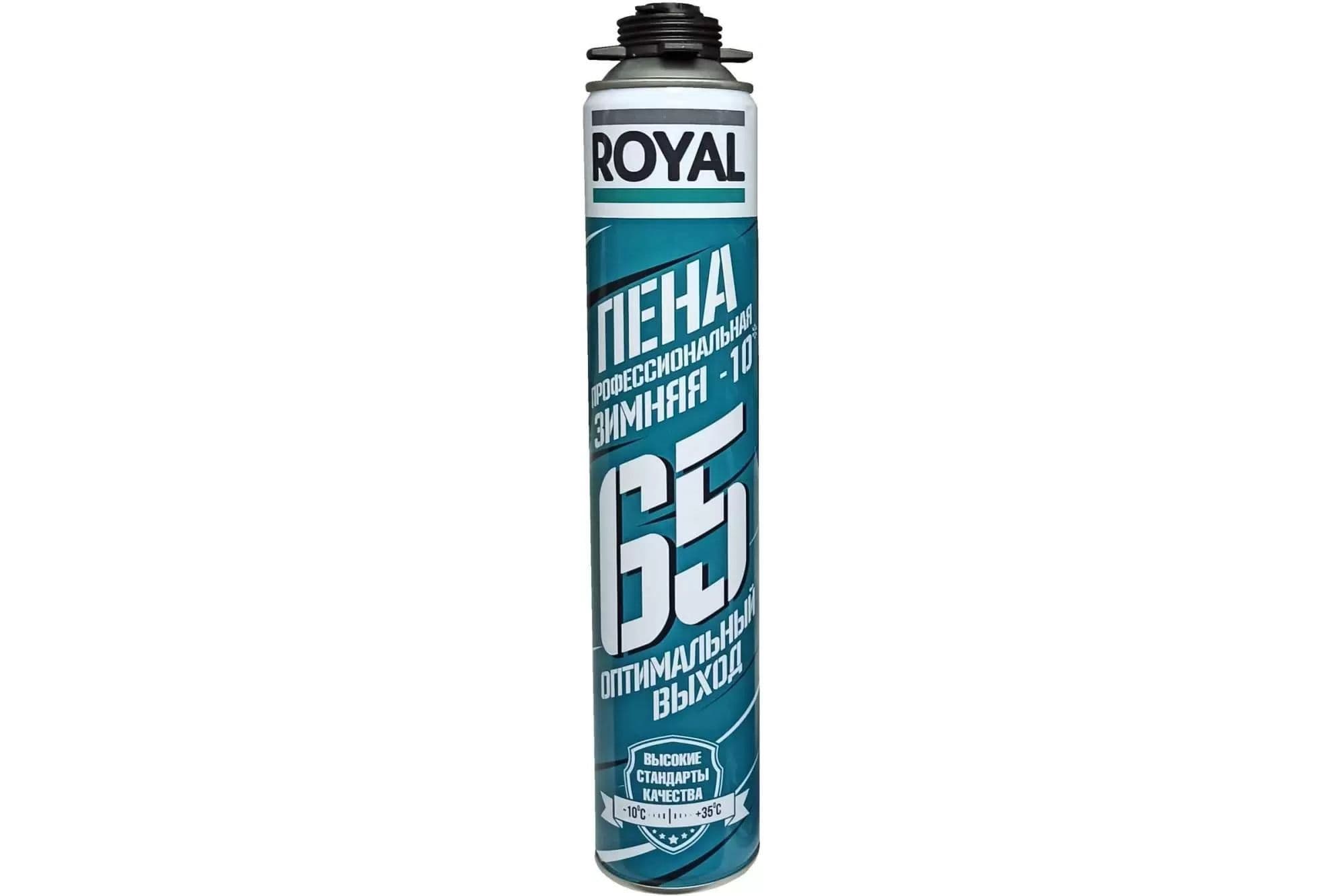Пена профессиональная ROYAL 65 зимняя 770 мл.