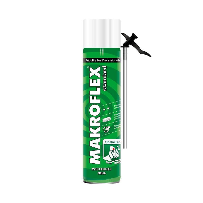 МАКРОФЛЕКС SHAKETEC Стандарт пена монтажная (0,5л)