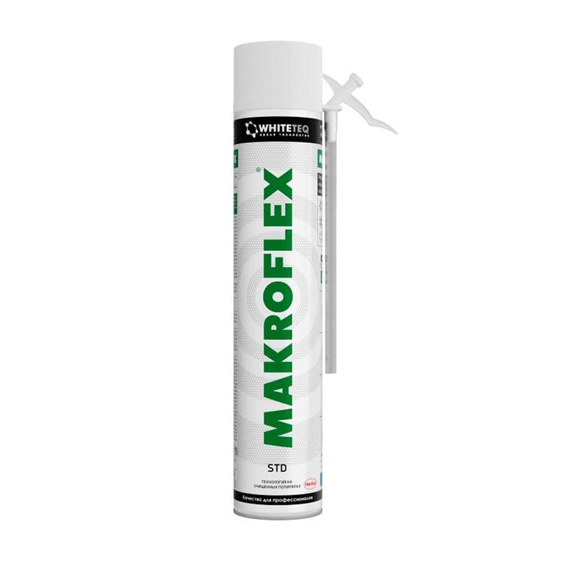 МАКРОФЛЕКС WhiteTeq СТД пена монтажная БЕЛАЯ (0,75л)