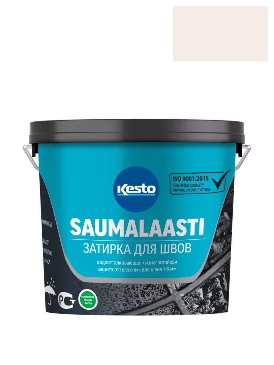 Затирка для швов Кесто Saumalaasti 11 природно-белая 3 кг