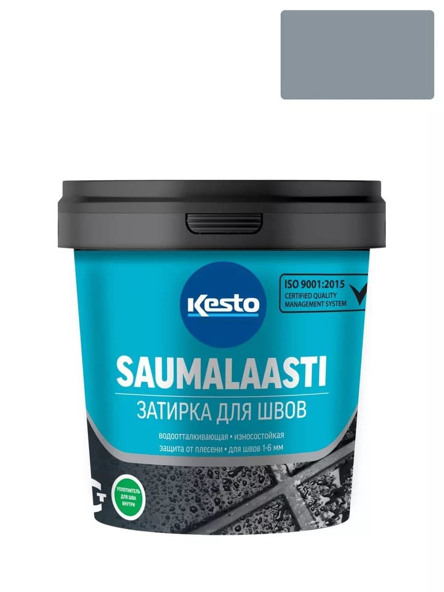 Затирка для швов Кесто Saumalaasti 42 сине-серая 1 кг