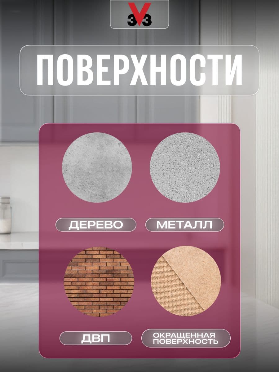 Краска для стен и мебели на кухне V33 RENOVATION PERFECTION КРЕМ БРЮЛЕ 750 мл. 4