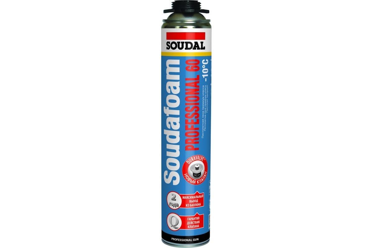 Пена профессиональная Soudal Soudafoam Professional зимняя 750 мл.