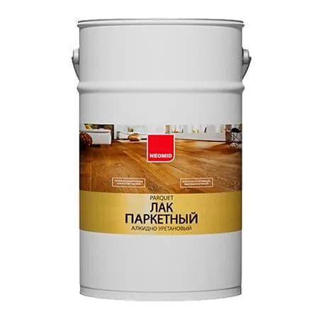 Neomid паркетный лак алкидно-уретановый лак для паркета, п/матовый Неомид (9 л.) 2