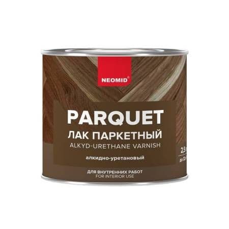 Neomid паркетный лак алкидно-уретановый лак для паркета, глянцевый Неомид (2,5 л.) 1