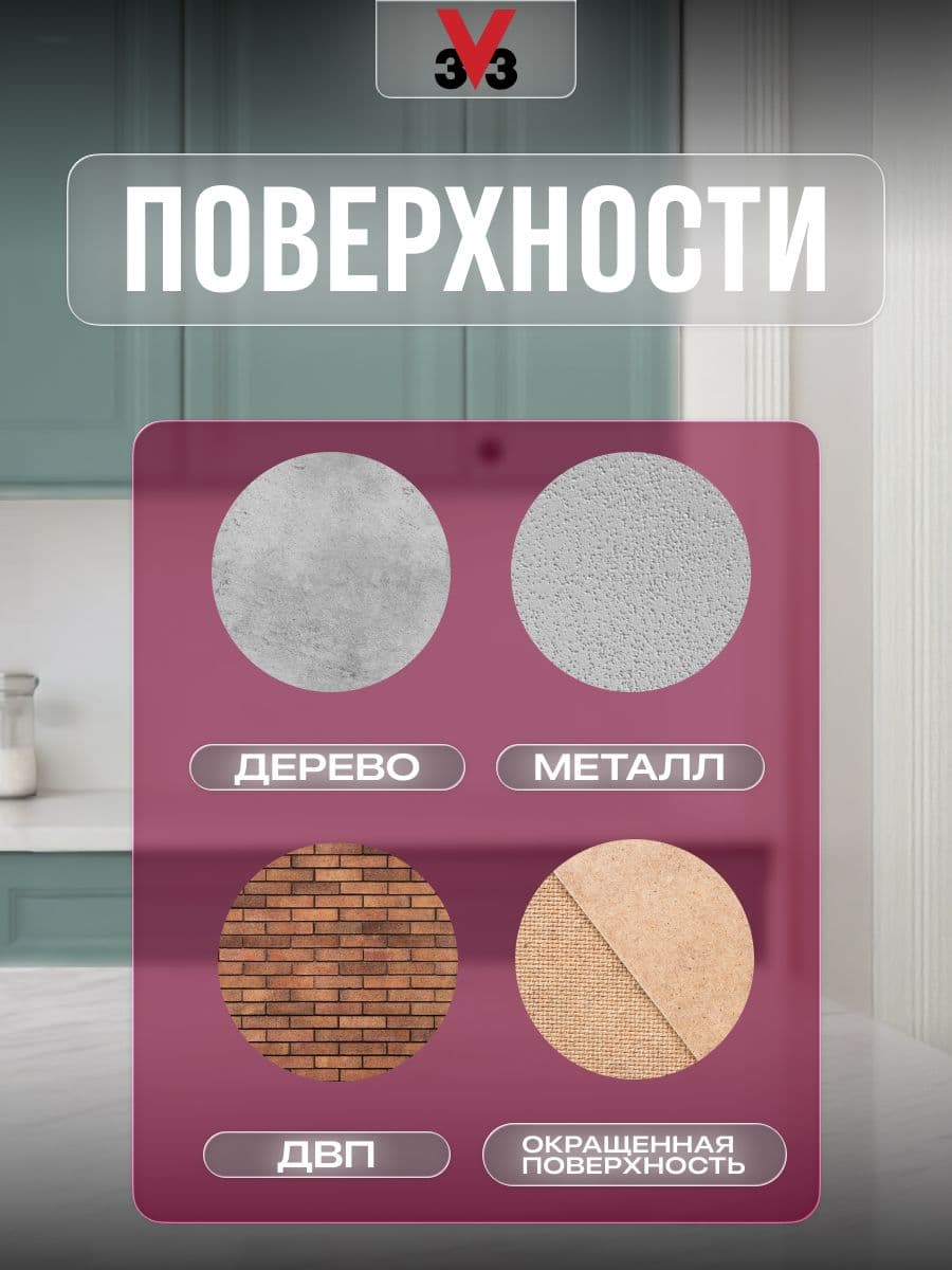 Краска для стен и мебели на кухне V33 RENOVATION PERFECTION ОЛИВА 750 мл. 4