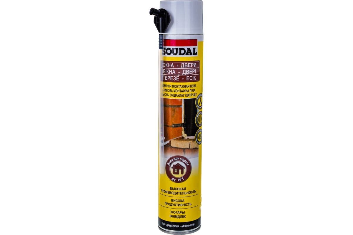 Пена стандартная Soudal зимняя 750 мл.