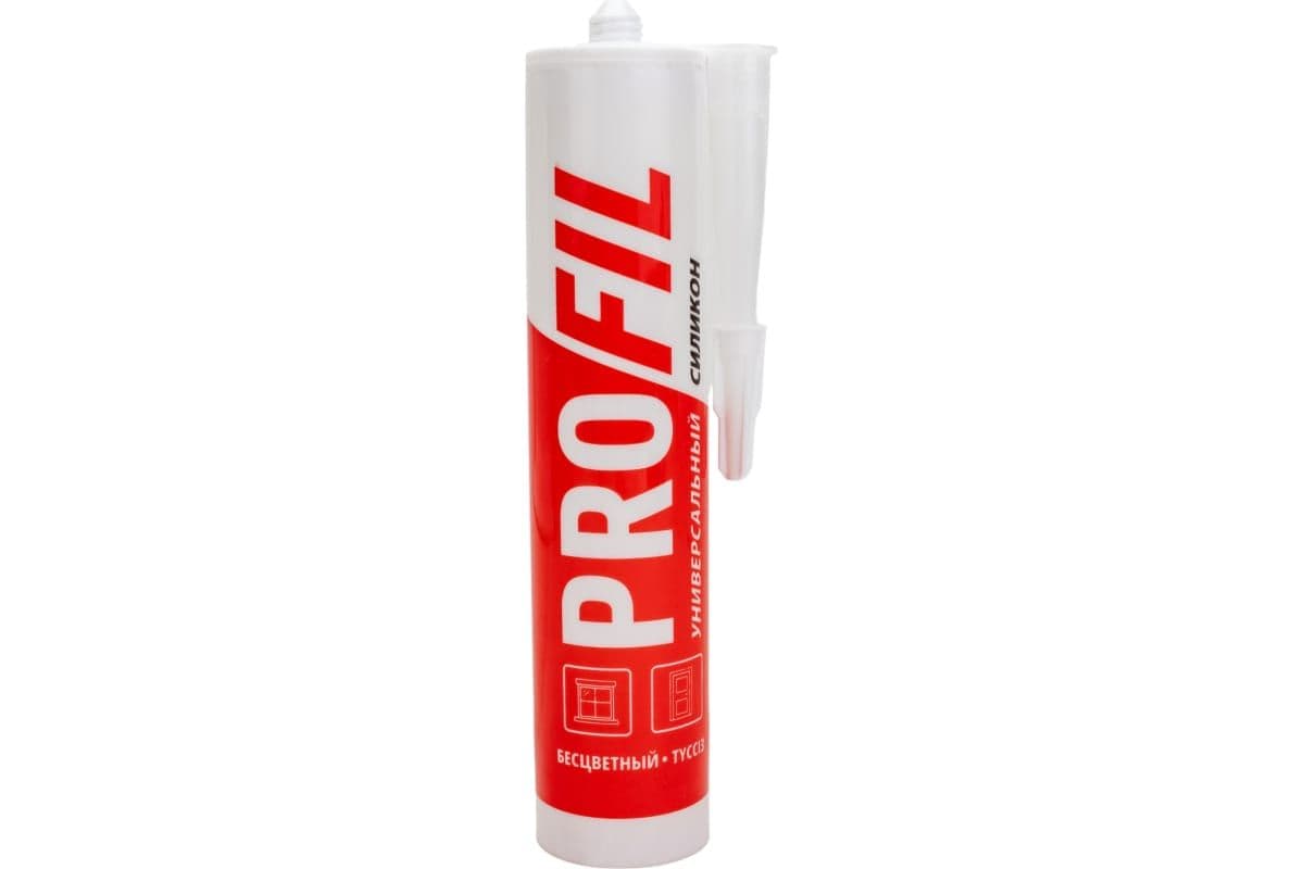 Герметик силиконовый универсальный Soudal Profil бесцветный 270 мл.