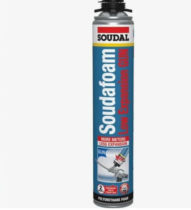 Пена профессиональная с низким расширением Soudal Soudafoam Low Expansion Gun 750 мл.