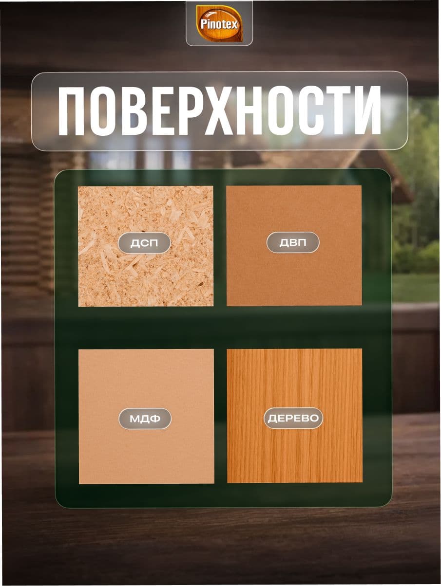 Пинотекс / Пропитка декоративная для защиты древесины, антисептик для дерева Pinotex Classic Plus 3 в 1 тиковое дерево 2,5 л. 4