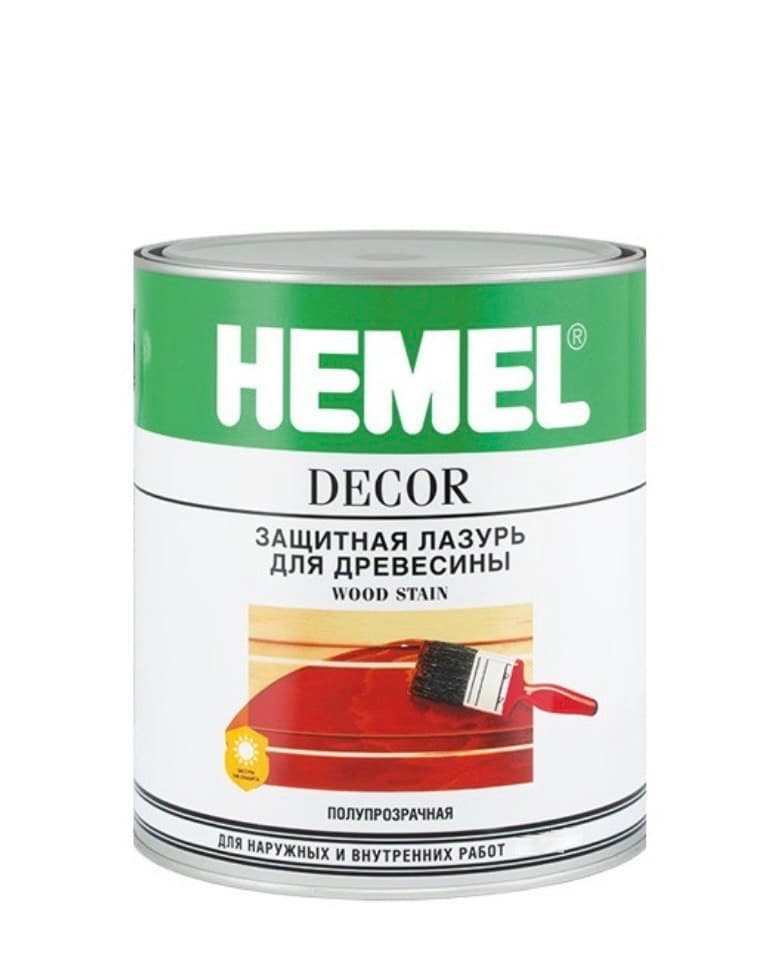 Защитная лазурь Wood Stain Бесцветная база, 2,4 л