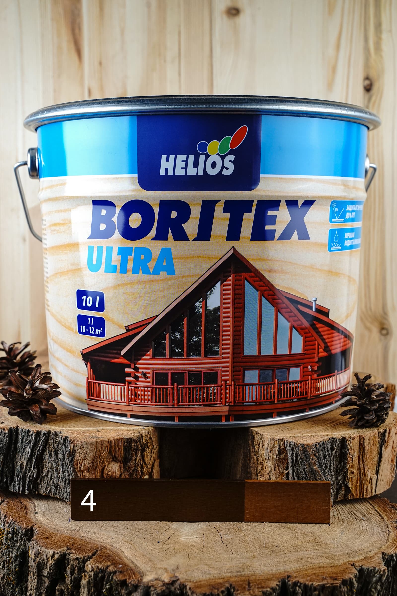 Helios Boritex Ultra 10 л. № 4 Орех