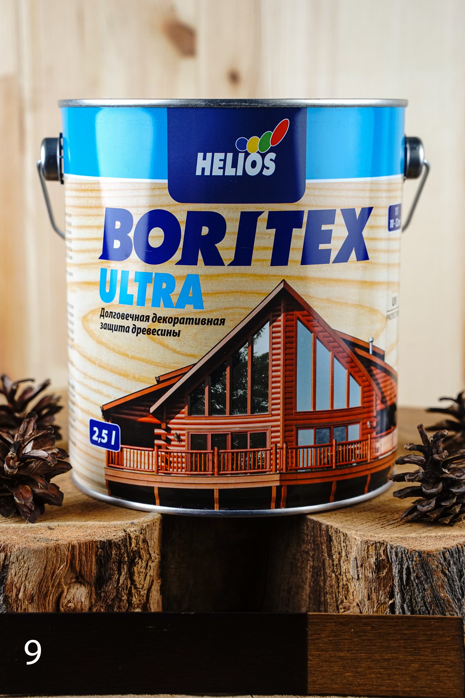 Helios Boritex Ultra 2,5 л. № 9 Палисандр
