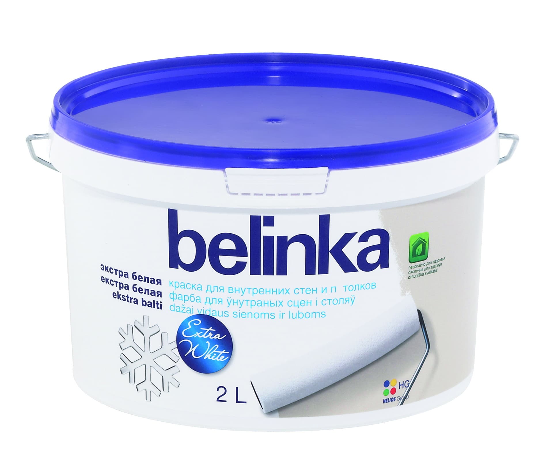 BELINKA (БЕЛИНКА) ВД Краска для внутренних СТЕН и ПОТОЛКОВ Ослепительно белая 2 л.