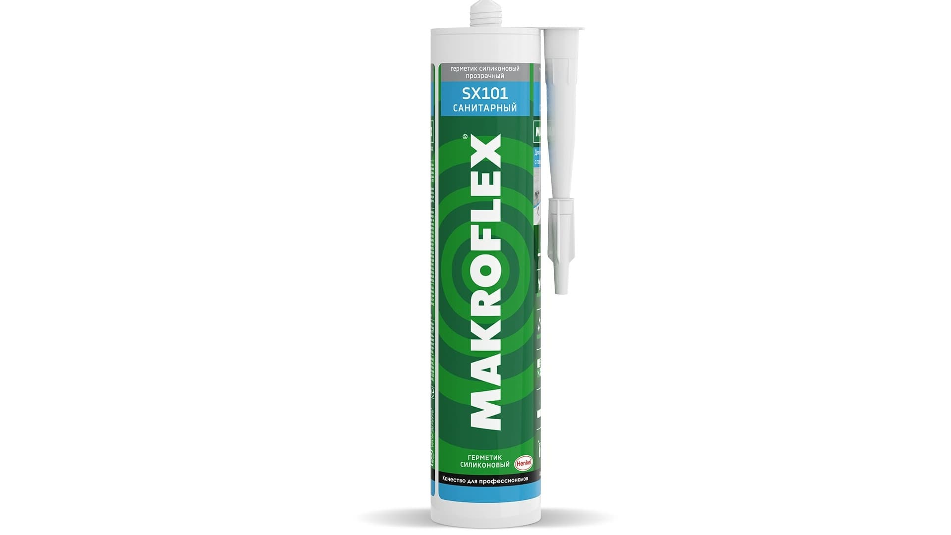 Герметик MAKROFLEX SX101 санитарный белый, 290 мл
