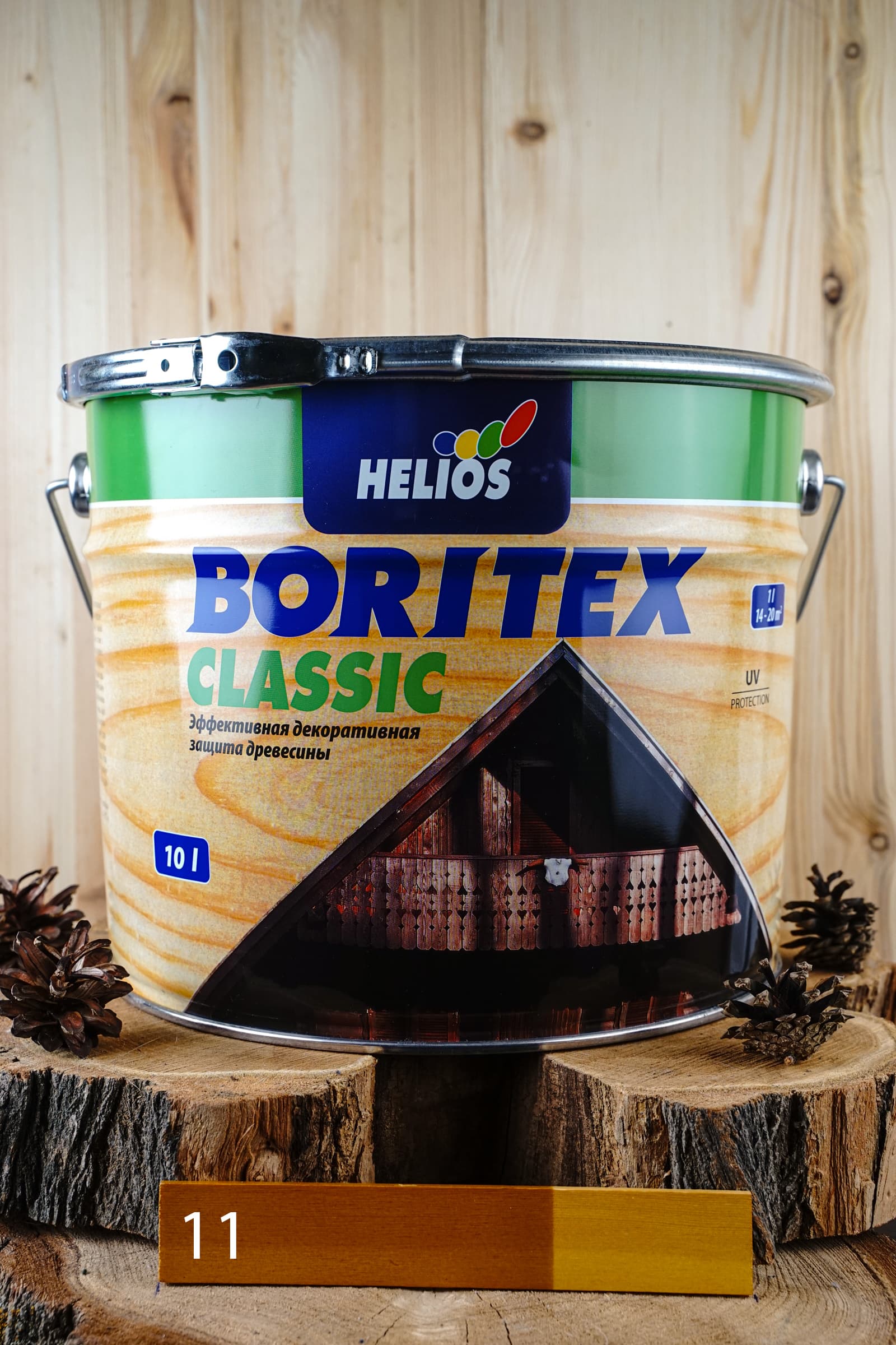 Helios Boritex Classic 10 л №11 Дуб