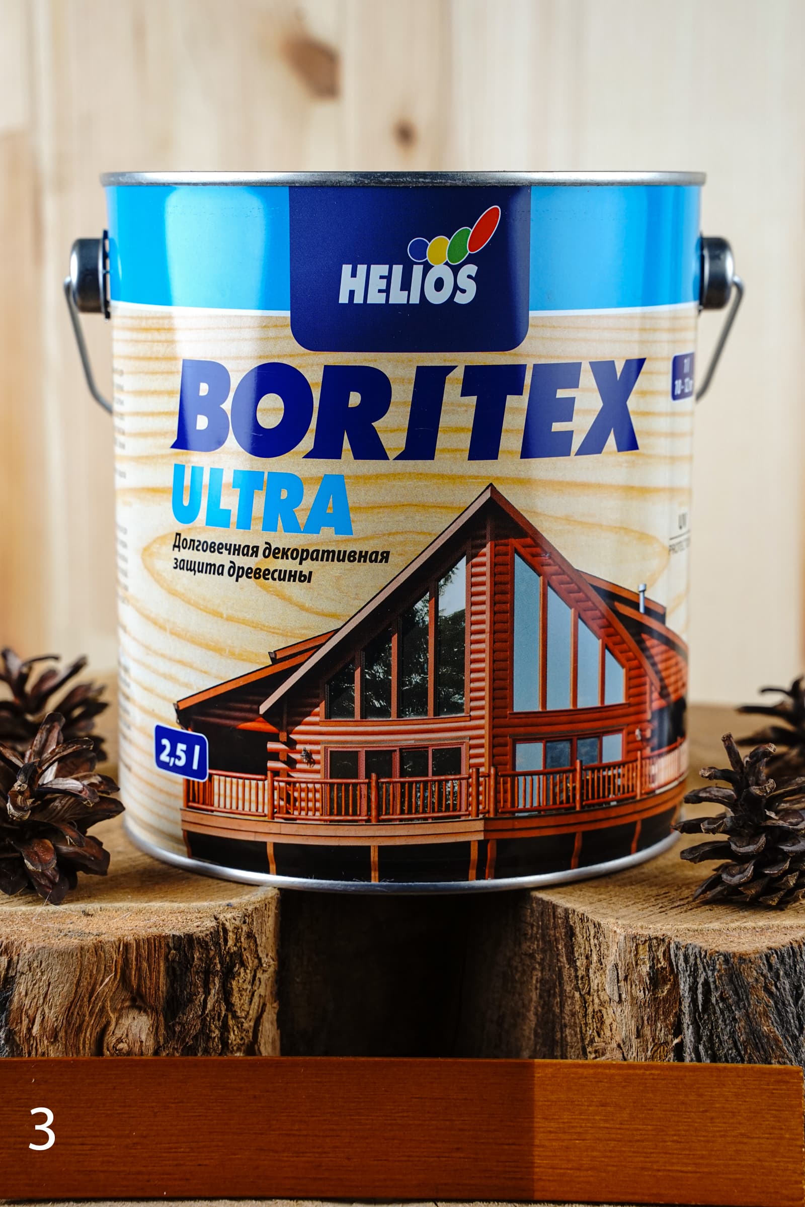 Helios Boritex Ultra 2,5 л. № 3 Тик