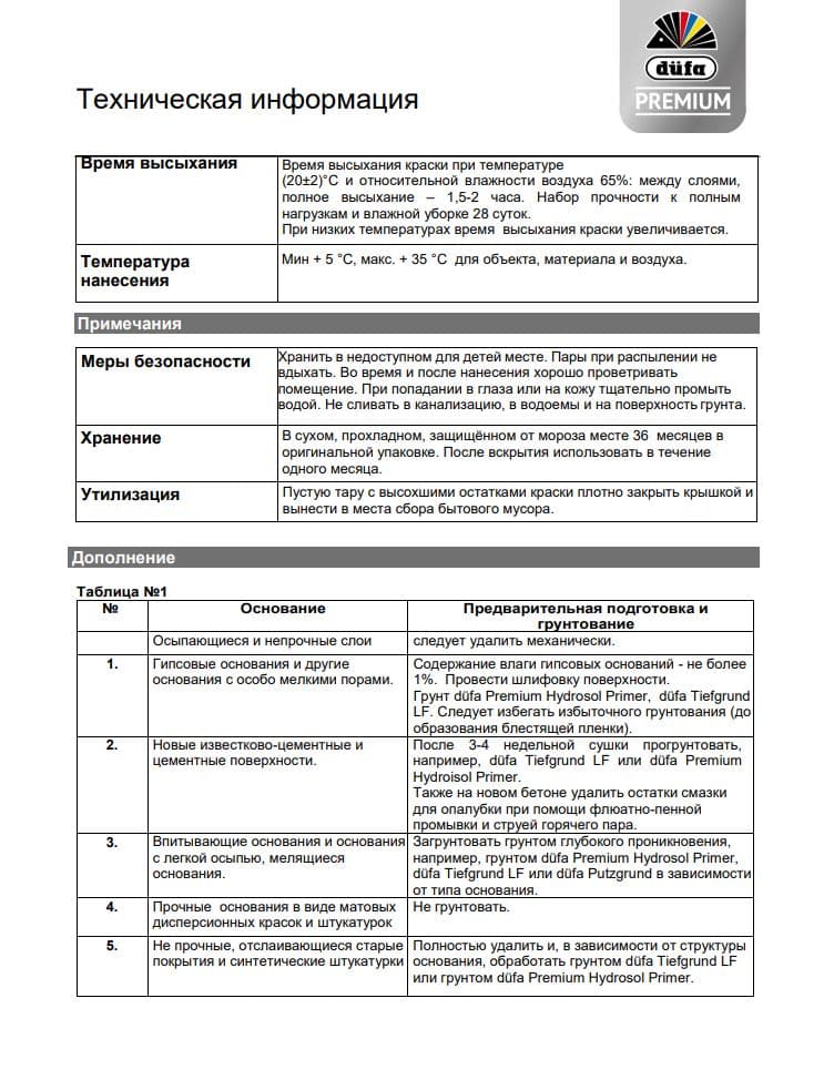 Краска для стен и потолков Dufa Premium KeraLine Keramik Paint 3 глубокоматовая белая база 1 0,9 л. 4