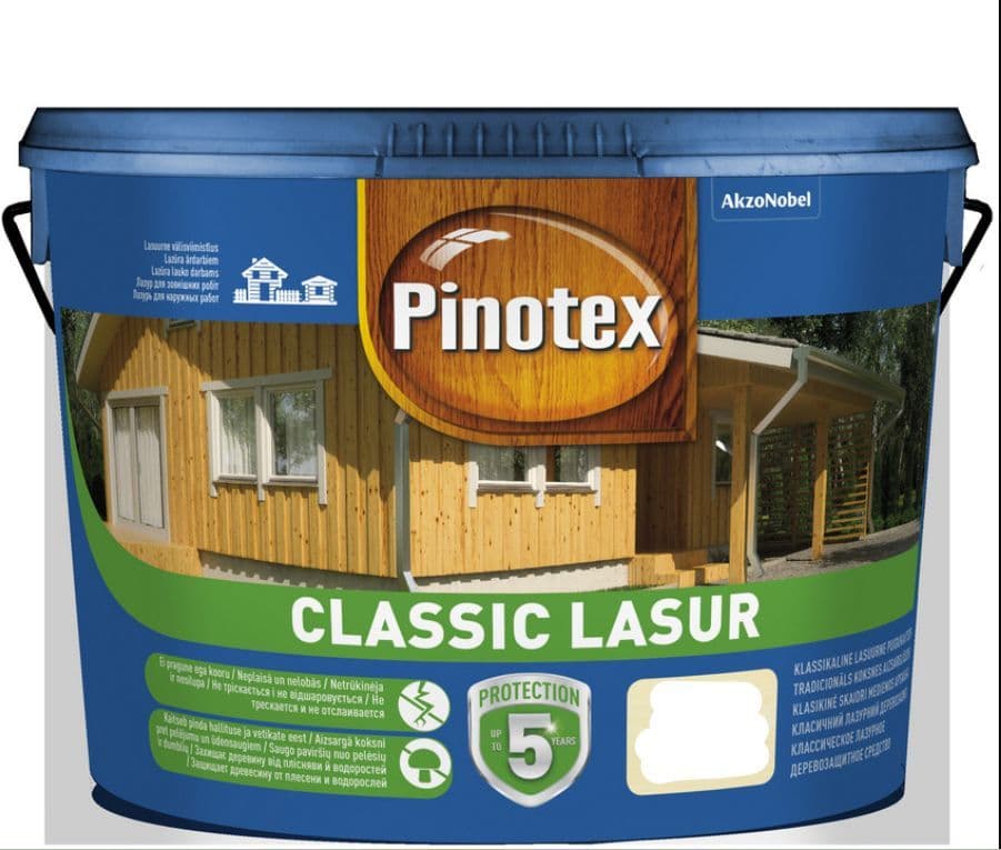 Пропитка декоративная для защиты древесины Pinotex Classic AWB палисандр 10 л 2