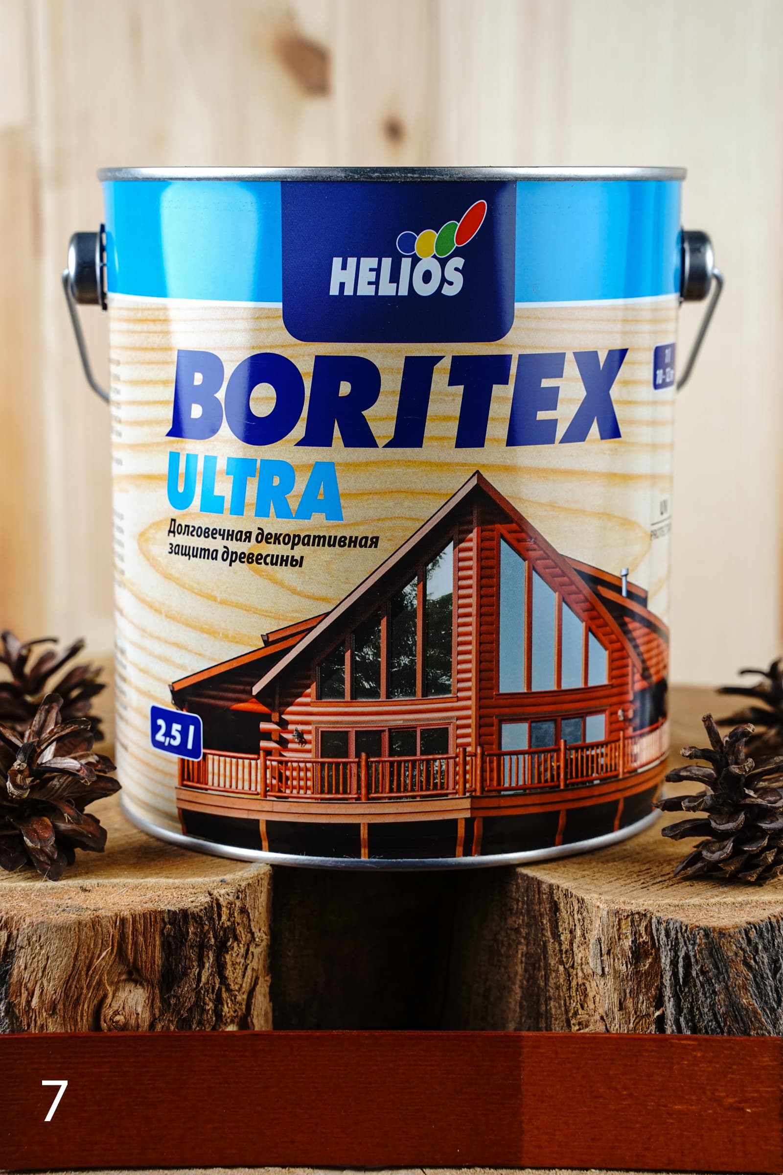 Helios Boritex Ultra 2,5 л. № 7 Махагоний