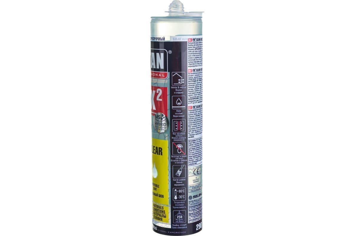 Клей-Герметик Tytan Professional Fix Clear прозрачный 290 мл. 3