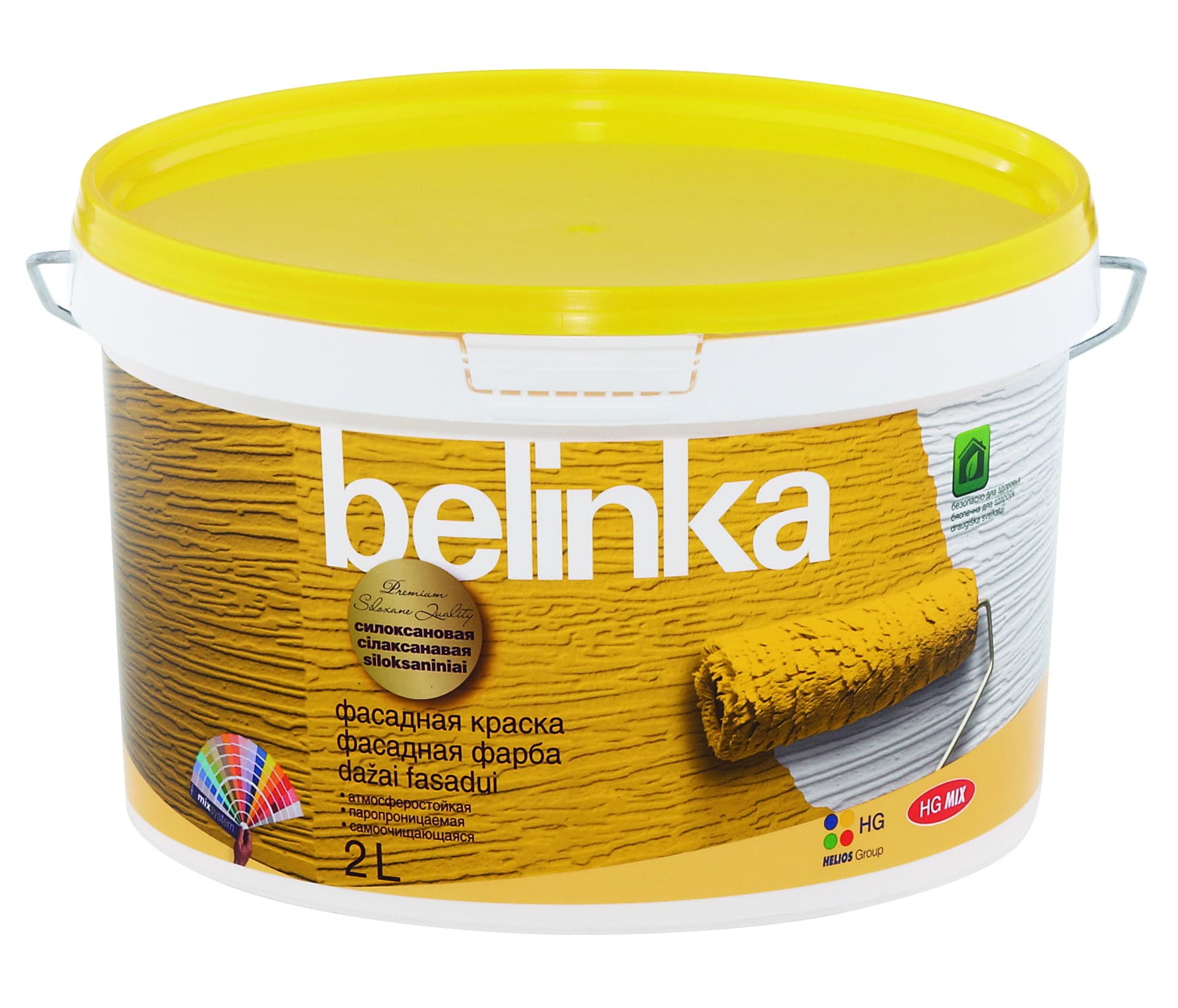 BELINKA (БЕЛИНКА) ВД СИЛОКСАНОВАЯ ФАСАДНАЯ краска В3 матовая 1,86 л.