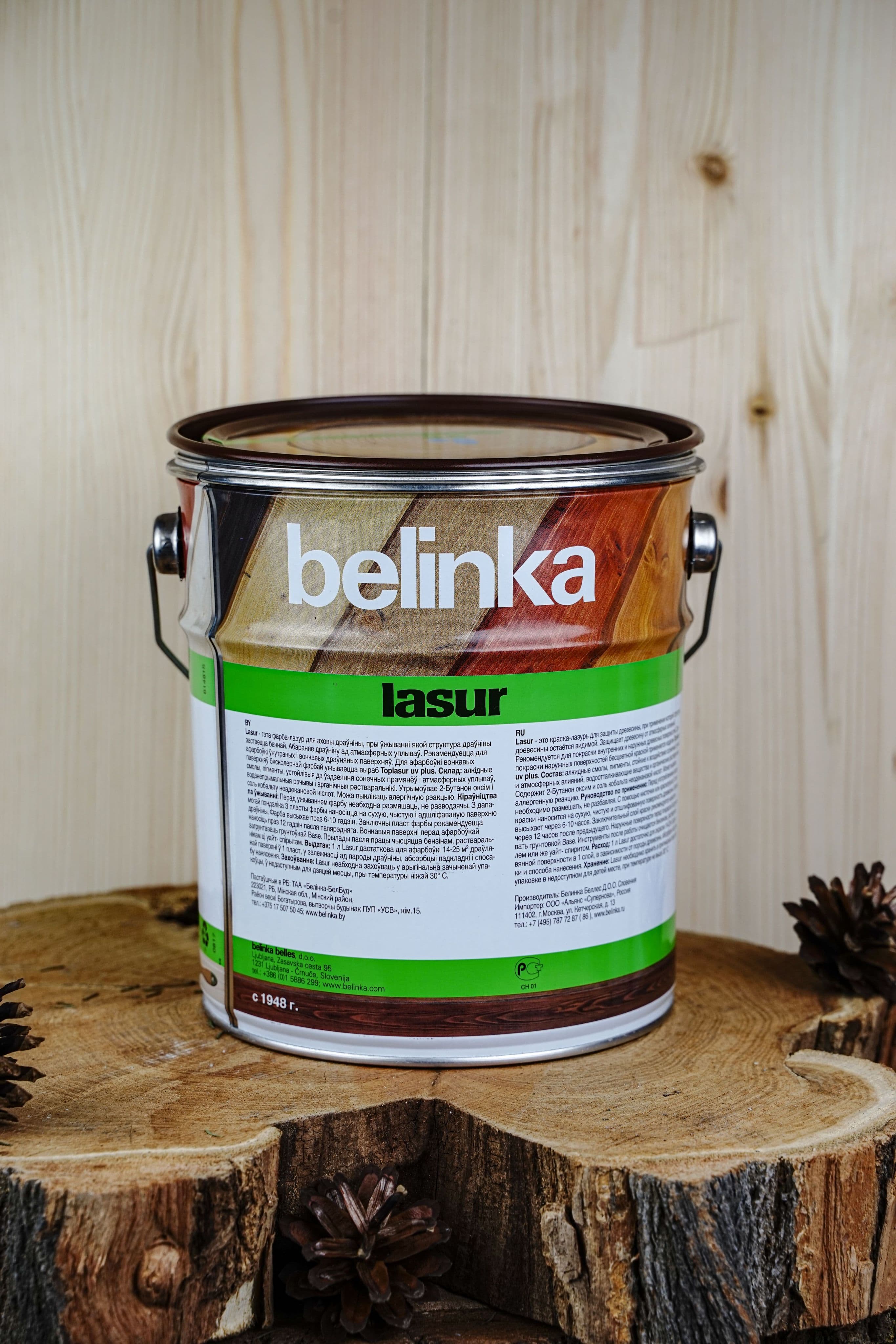 BELINKA (БЕЛИНКА) LASUR 2,5 л. №24 Палисандр 4