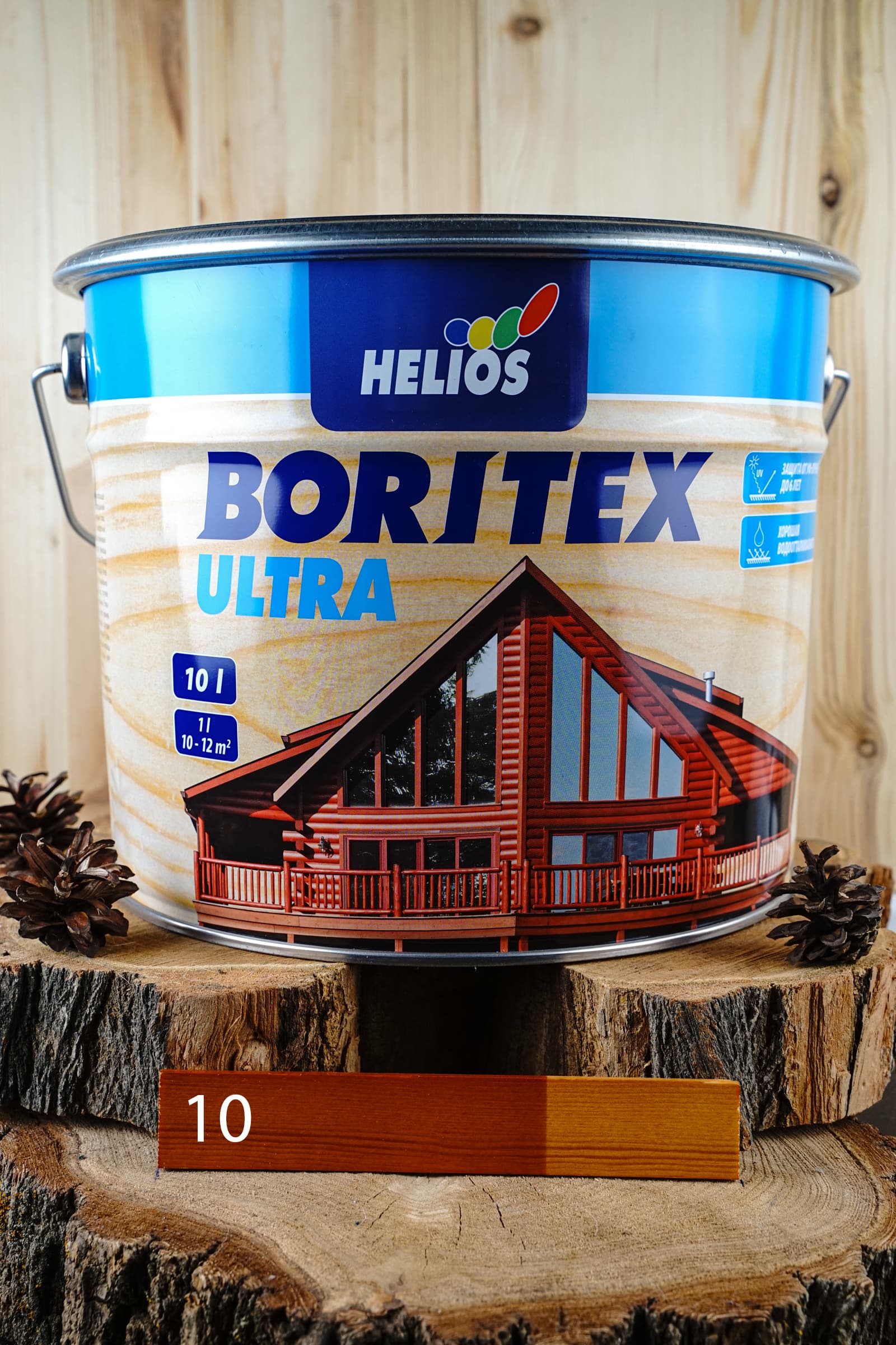 Helios Boritex Ultra 10 л. №10 Каштан