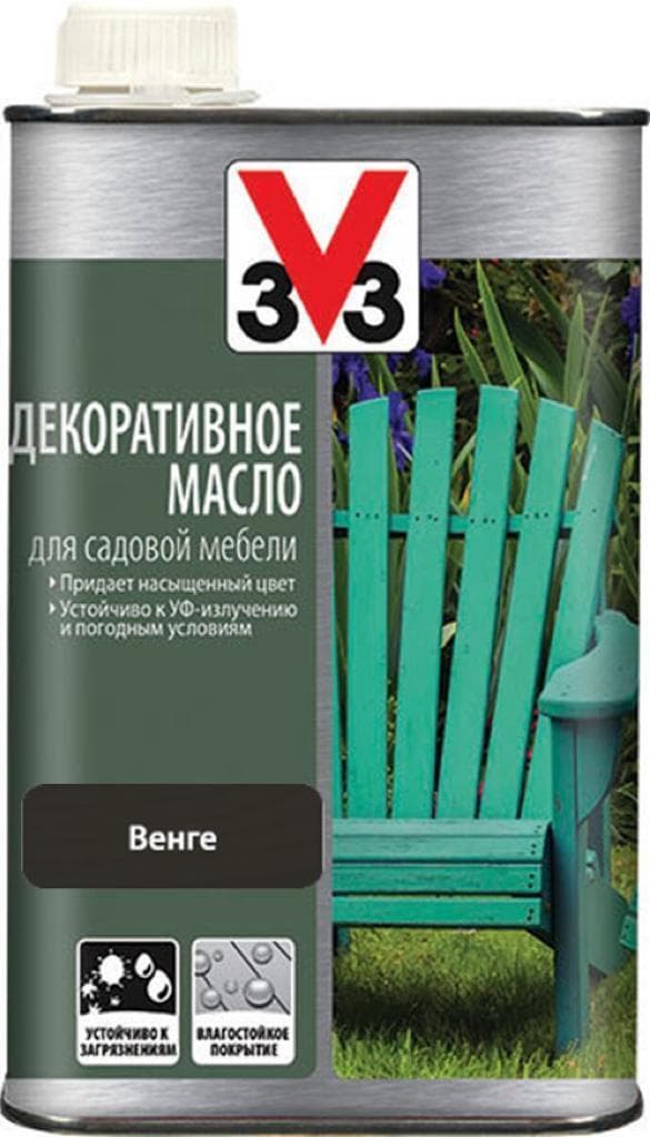 Масло для садовой мебели, цвет венге 0,5 литра