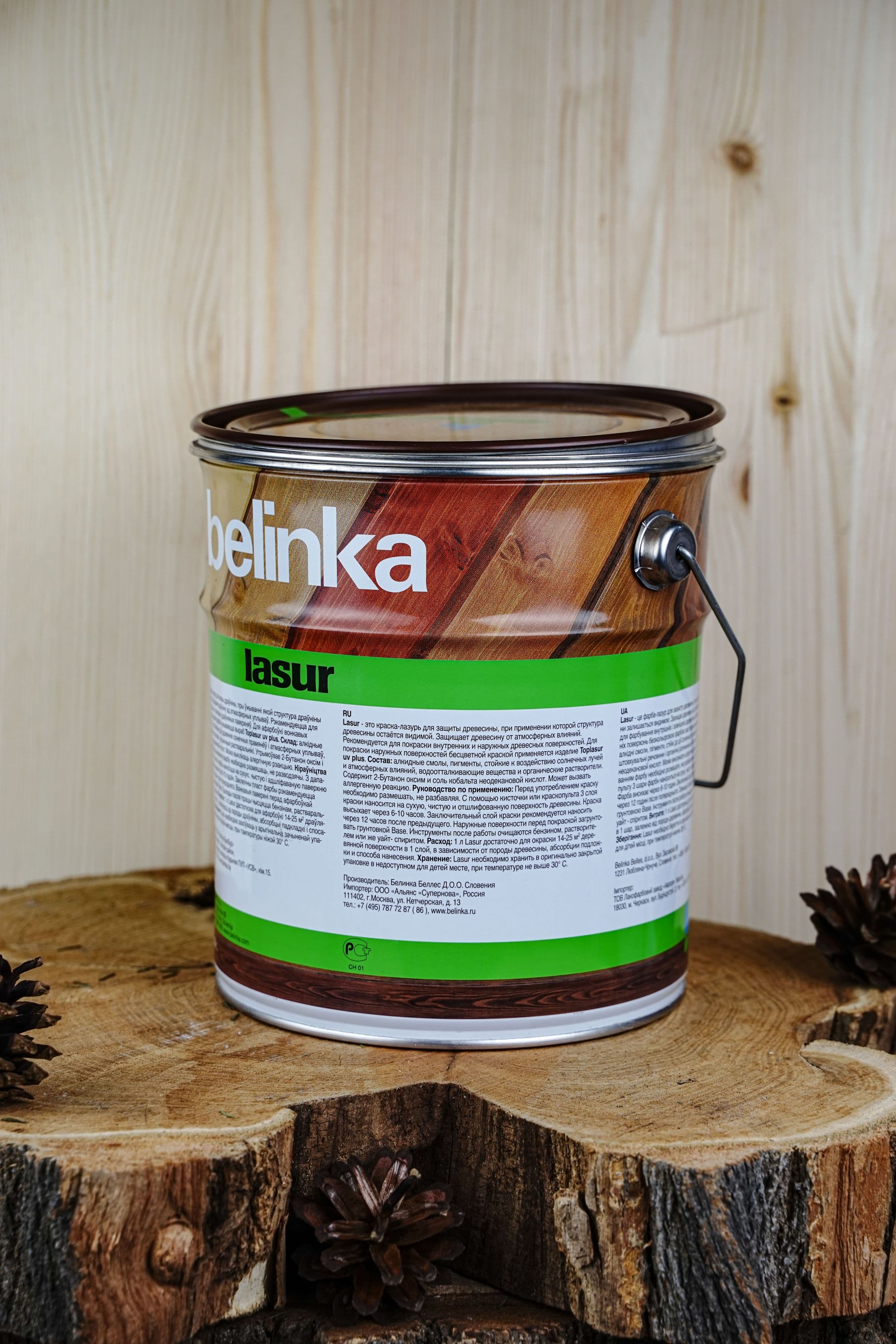 BELINKA (БЕЛИНКА) LASUR 2,5 л. №24 Палисандр 5