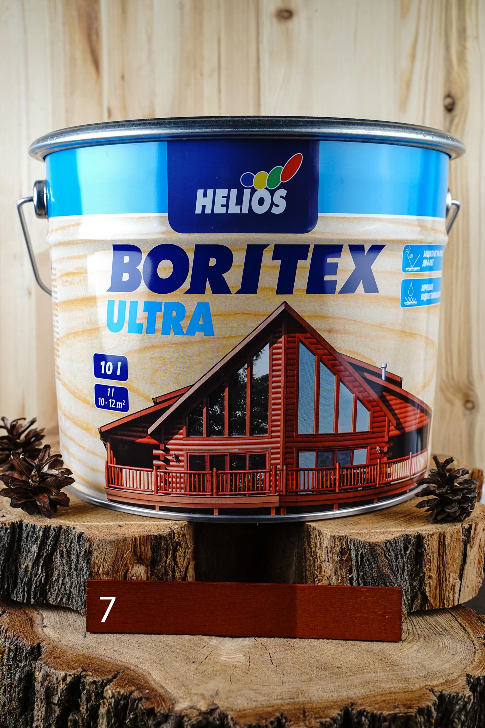 Helios Boritex Ultra 10 л. № 7 Махагоний