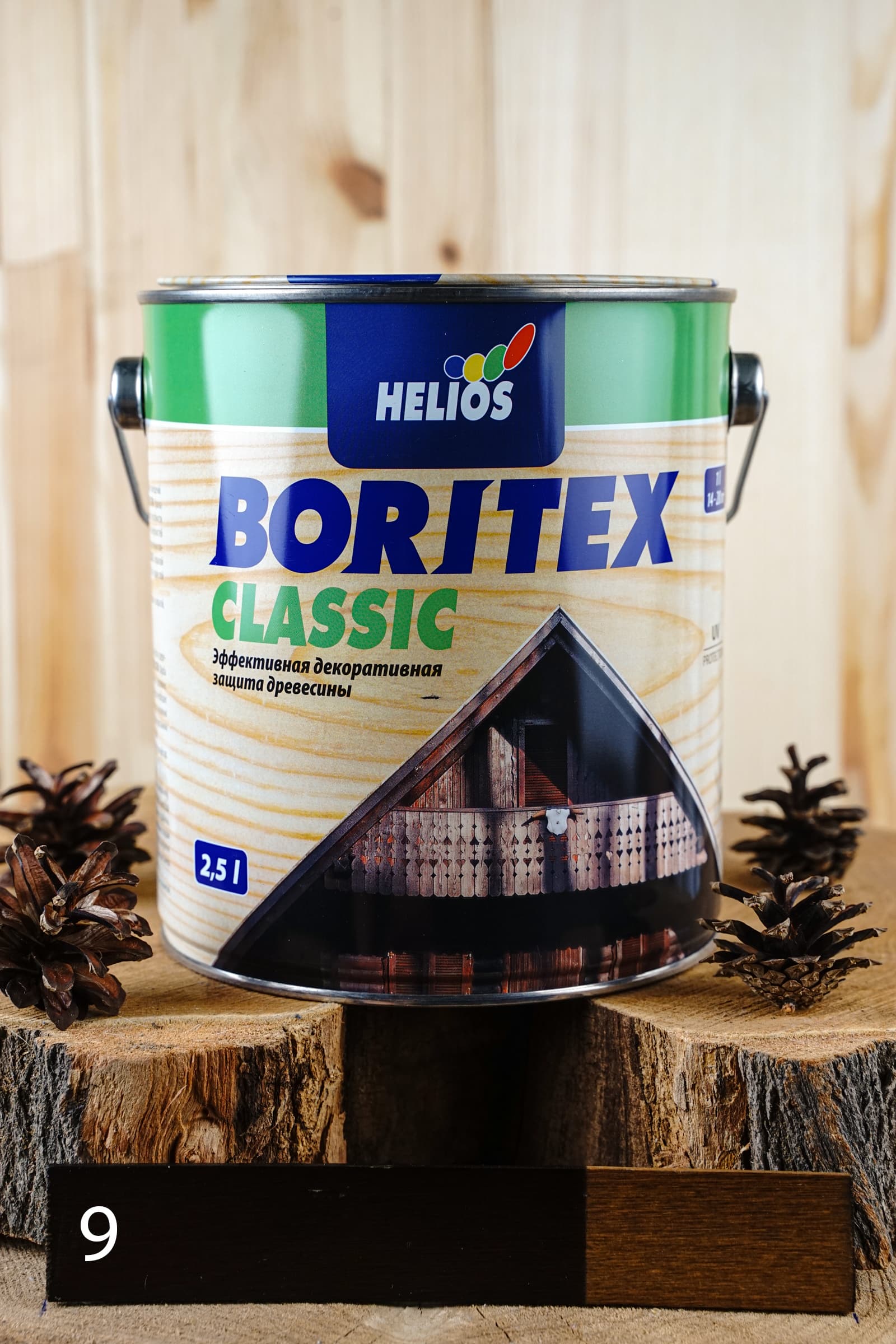 Helios Boritex Classic 2,50 л № 9 Палисандр