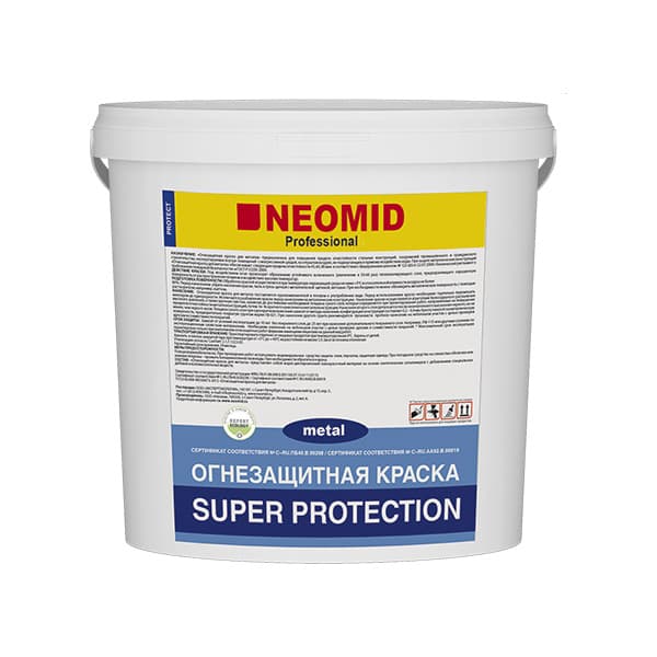 NEOMID Огнезащитная краска Super Protection для металла Неомид (6 кг)