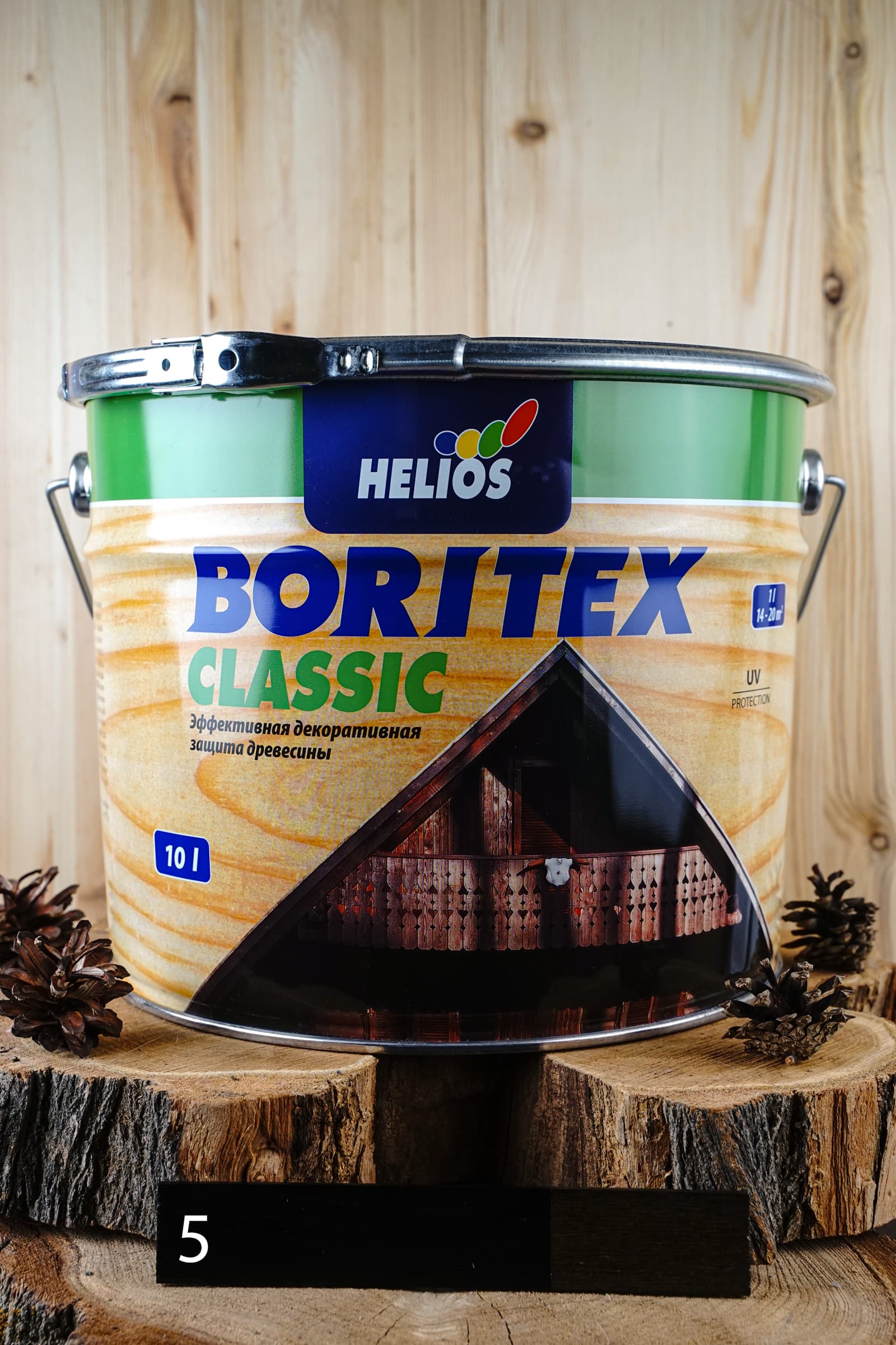 Helios Boritex Classic 10 л № 5 Эбеновое дерево