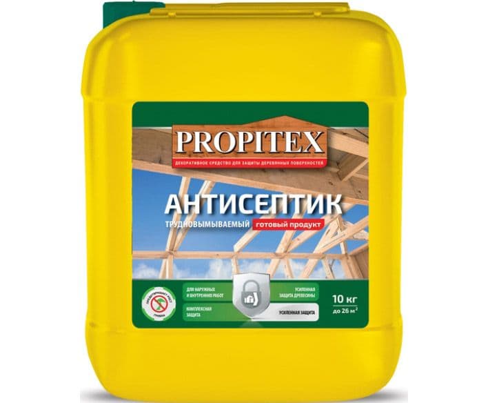 Антисептик защитный трудновымываемый Propitex 10 кг.