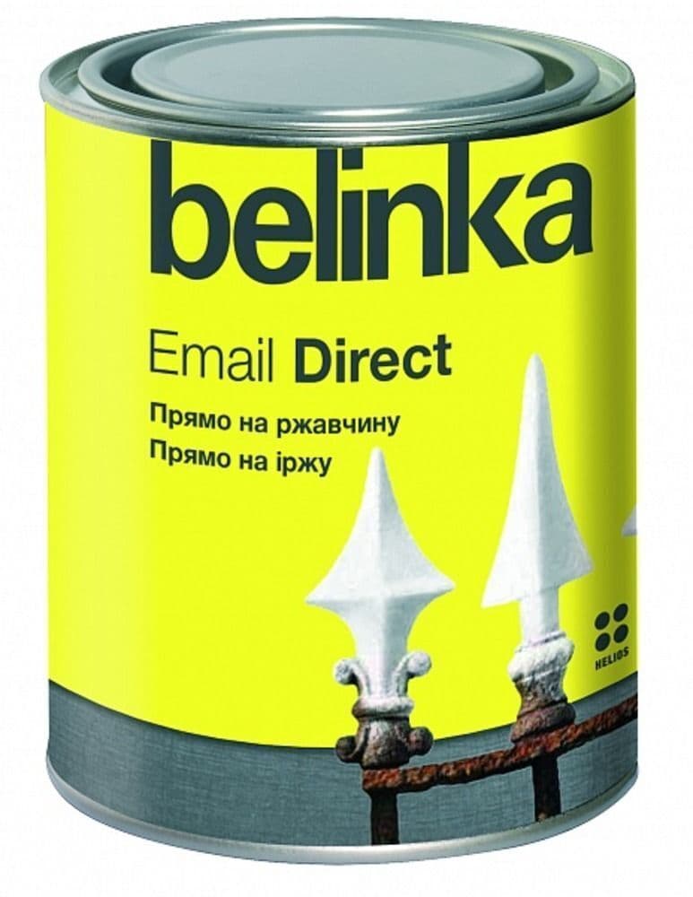 Эмаль Belinka (БЕЛИНКА) Email Direct Черная0,75 л. 1