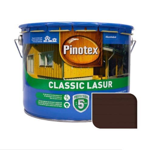 Пропитка декоративная для защиты древесины Pinotex Classic AWB палисандр 10 л 1