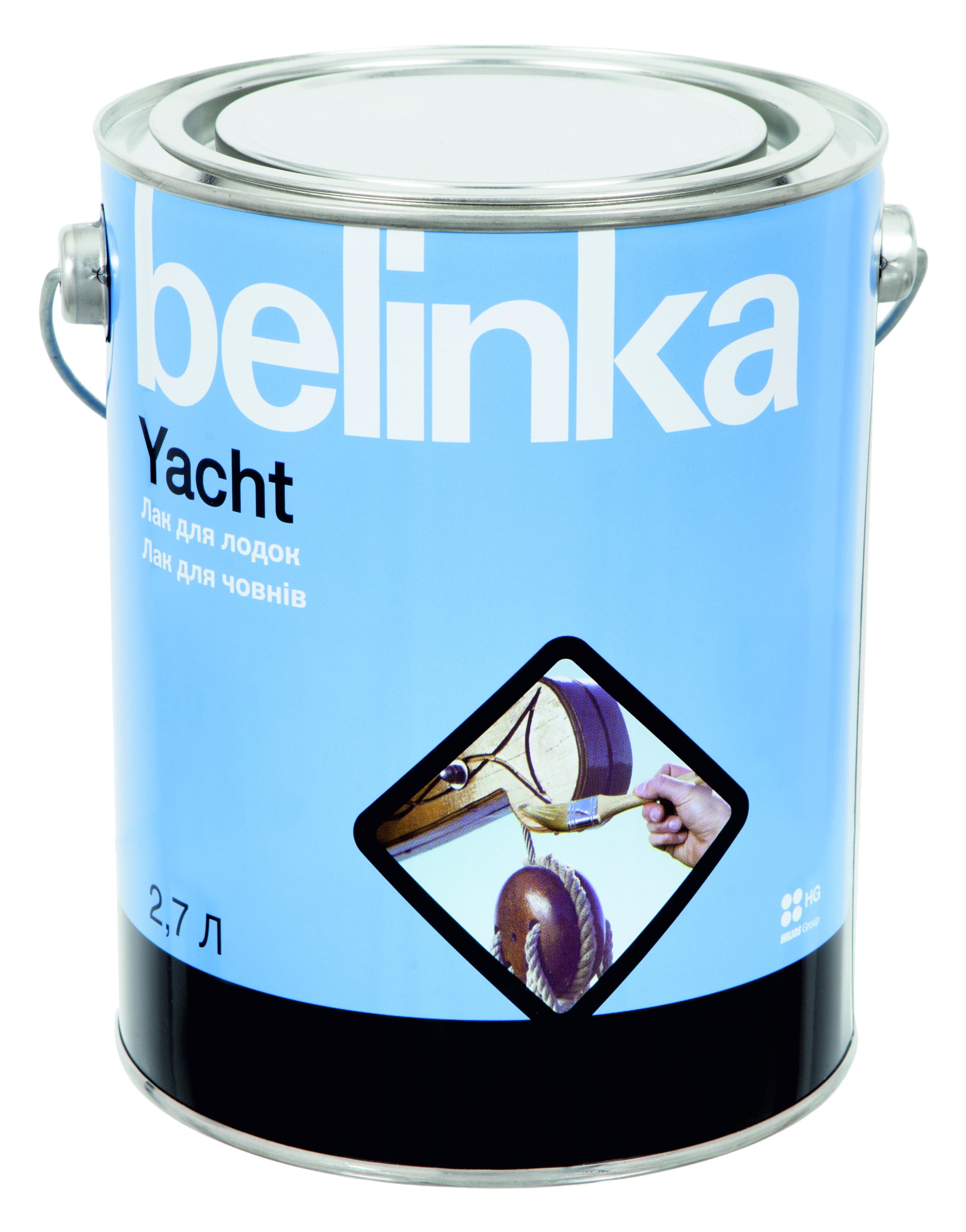 Яхтный лак BELINKA (БЕЛИНКА) Yacht, лодочный лак 2,7 л. Матовый