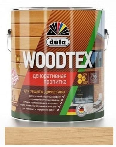 ДЮФА / Dufa пропитка декоративная для защиты древесины алкидная Dufa Woodtex дуб (0,9л) 4