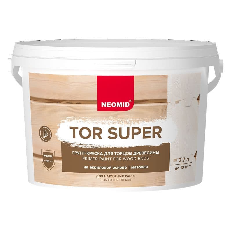 NEOMID TOR SUPER/ Неомид Грунт-краска TOР Супер База А (9 л)