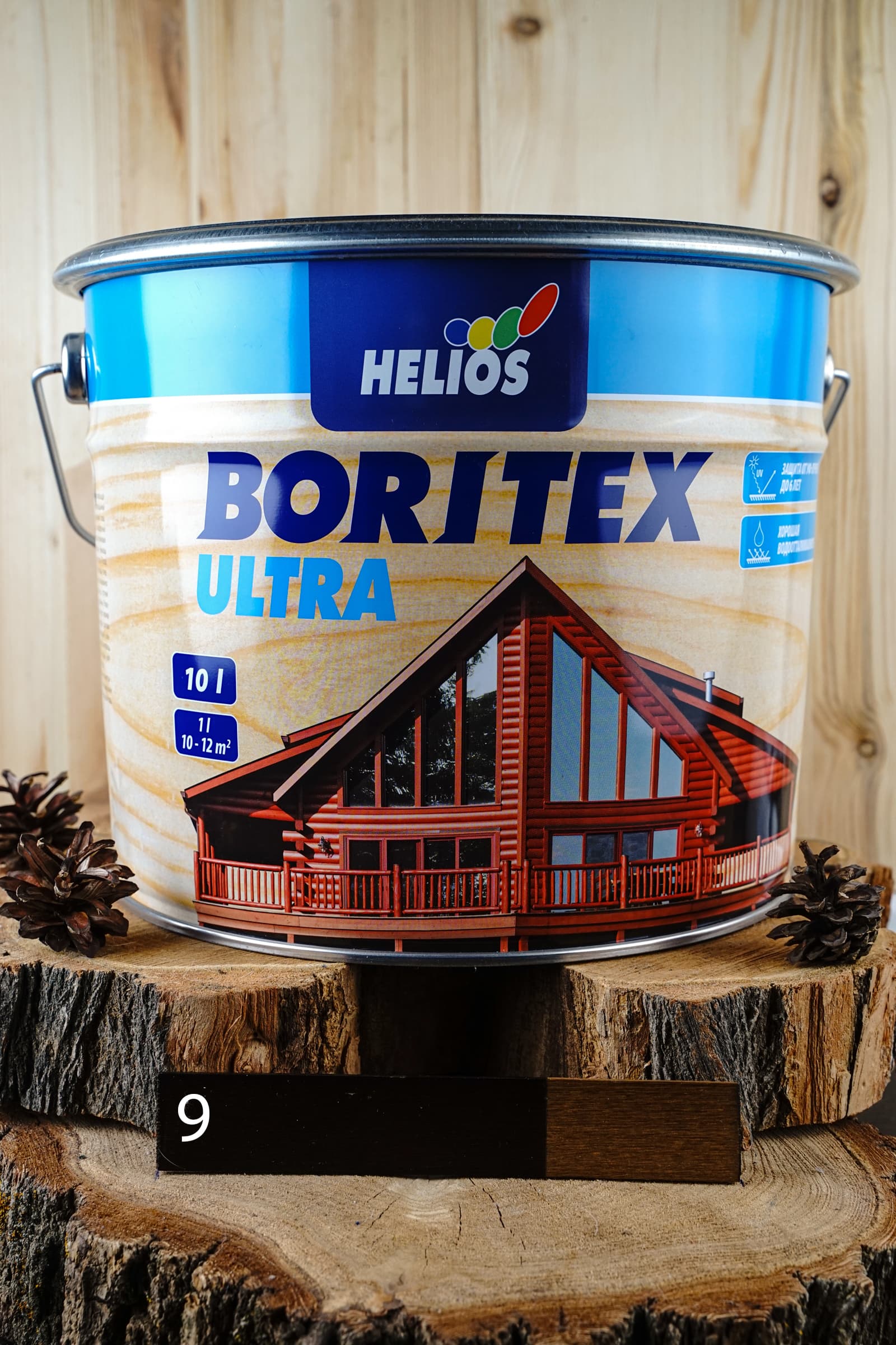 Helios Boritex Ultra 10 л. № 9 Палисандр