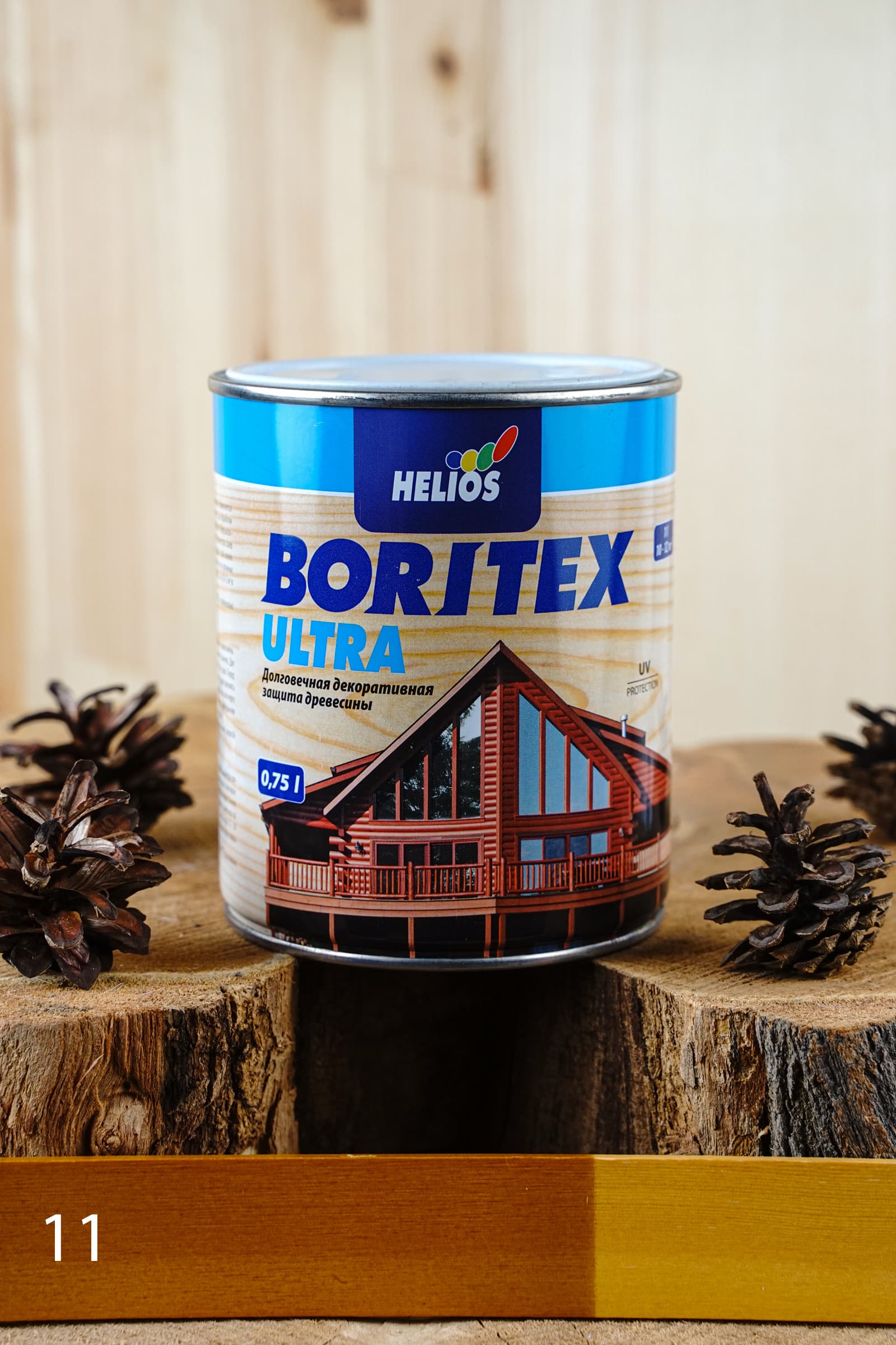 Helios Boritex Ultra 0,75 л. №11 Дуб